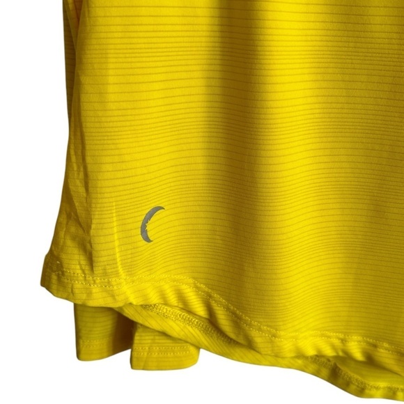ZYIA Active Subtle Stripe Long Sleeve Shirt, Yellow, Size XL - Picture 7 of 9